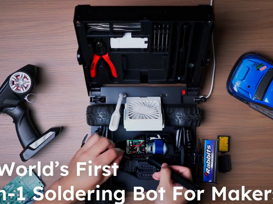 Omaxs Solderbot:World's 1st 18-in-1 Soldering Bot For Makers