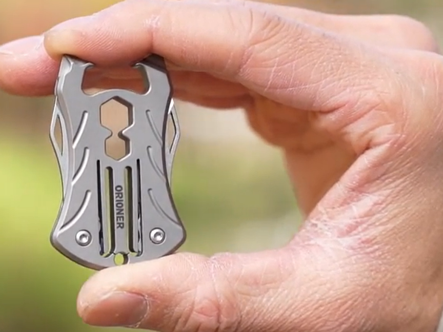 ORIONER MS-06: The 8-in-1 EDC Tool Built Like a Mobile Suit