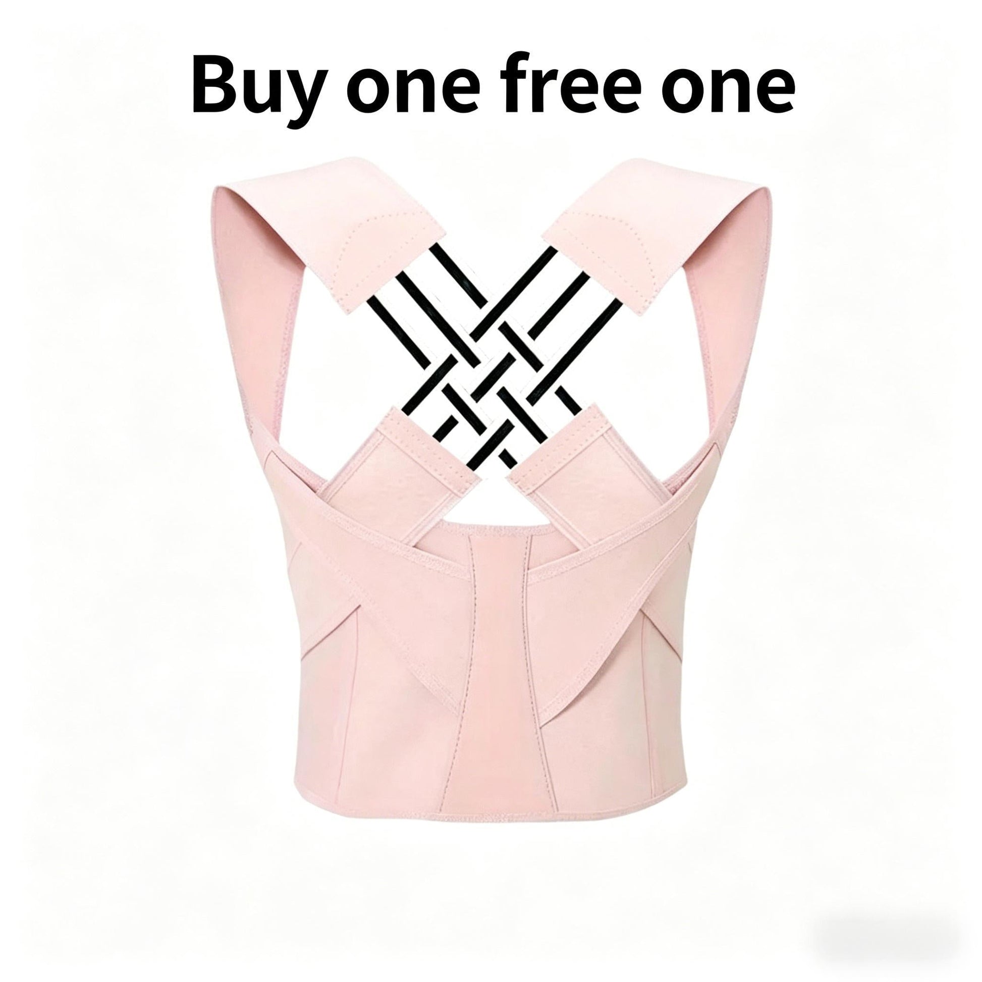Buy 1 Free 1 Upgrade 2.0 Smart Posture Corrector | Invisible Back Support with Auto-Adjust Webbing | Pain Relief & Posture Training